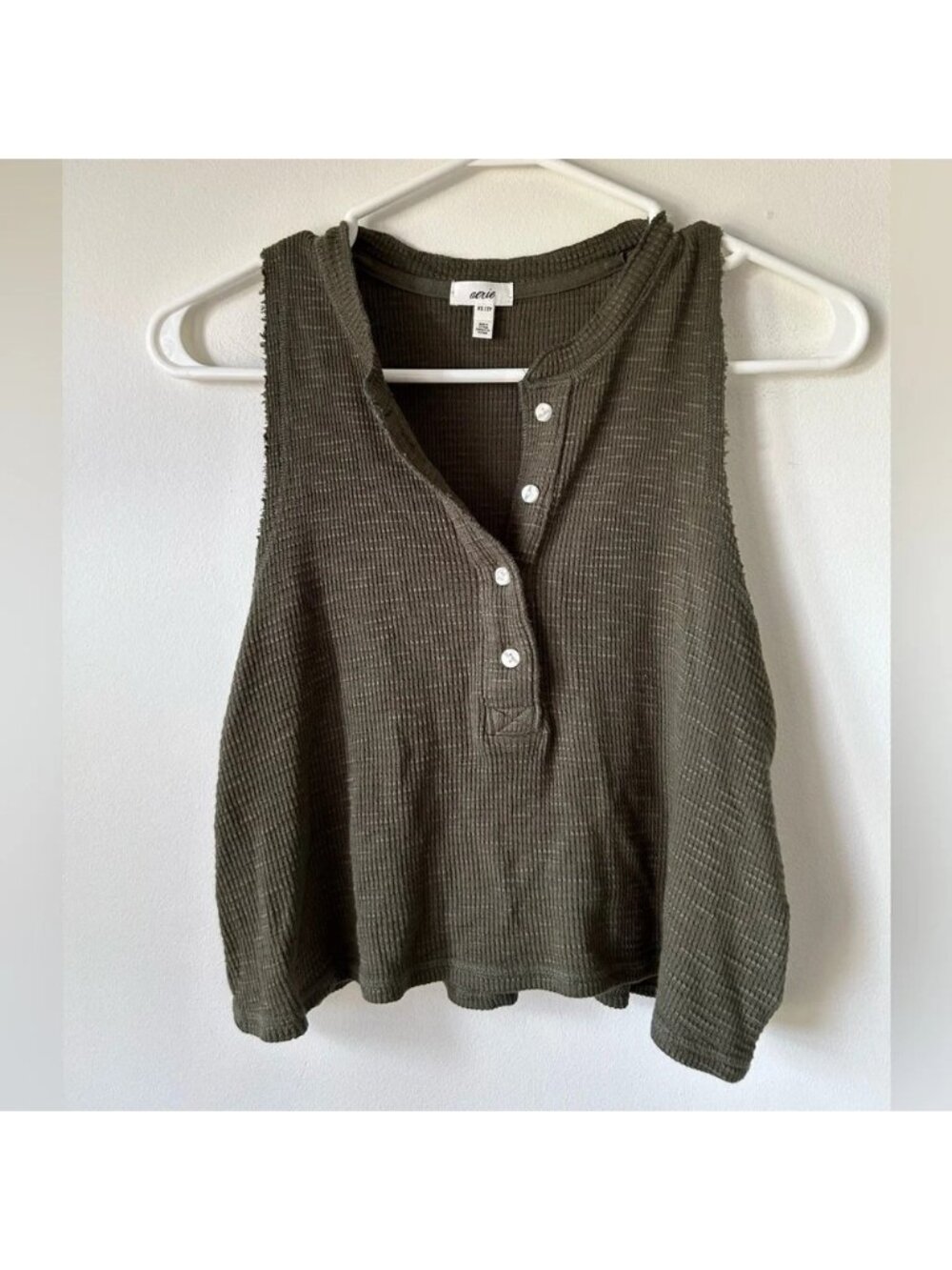 Aerie Green Tank Top